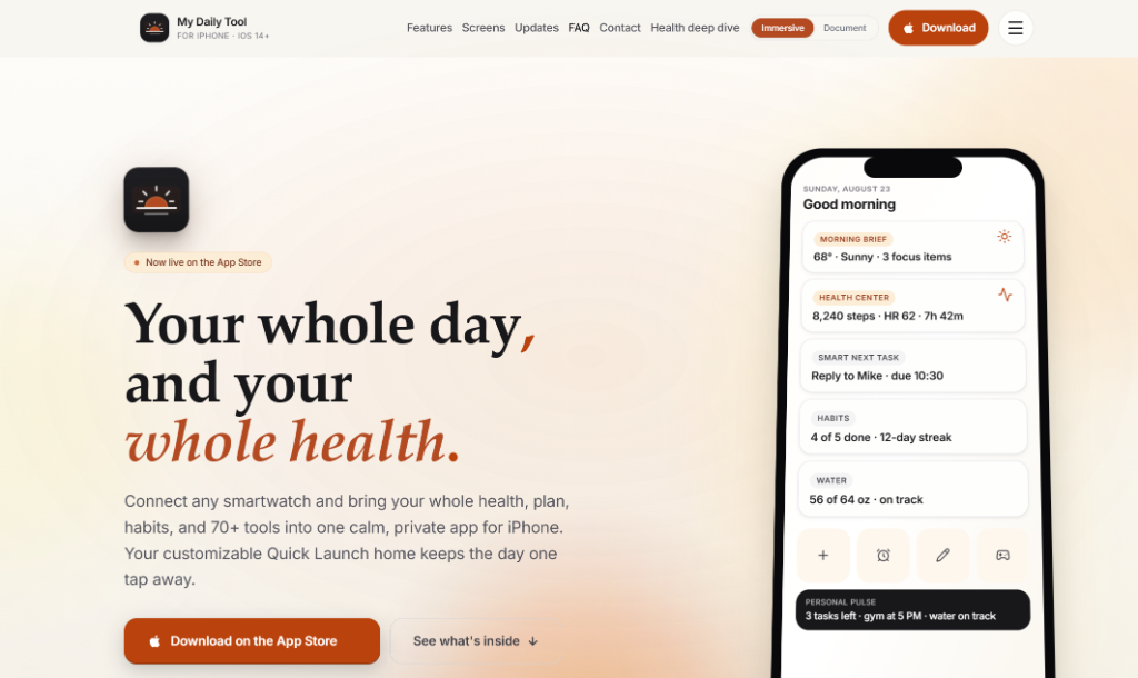 My Daily Tool PWA Preview